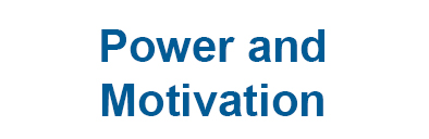 power and motivation button