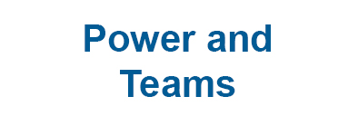 power and teams button