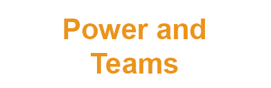 power and teams button